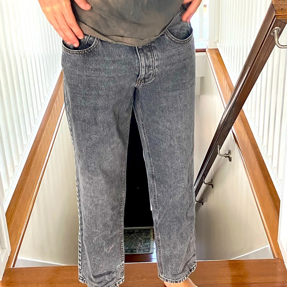 Men’s black denim jeans